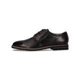 LEDER SCHNÜRSCHUH SCHWARZ