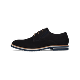 LEDER SCHNÜRSCHUH DUNKELBLAU