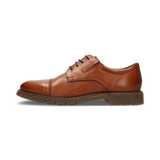 LEDER SCHNÜRSCHUH COGNAC
