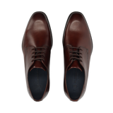 LEATHER LACE-UP SHOES BROWN