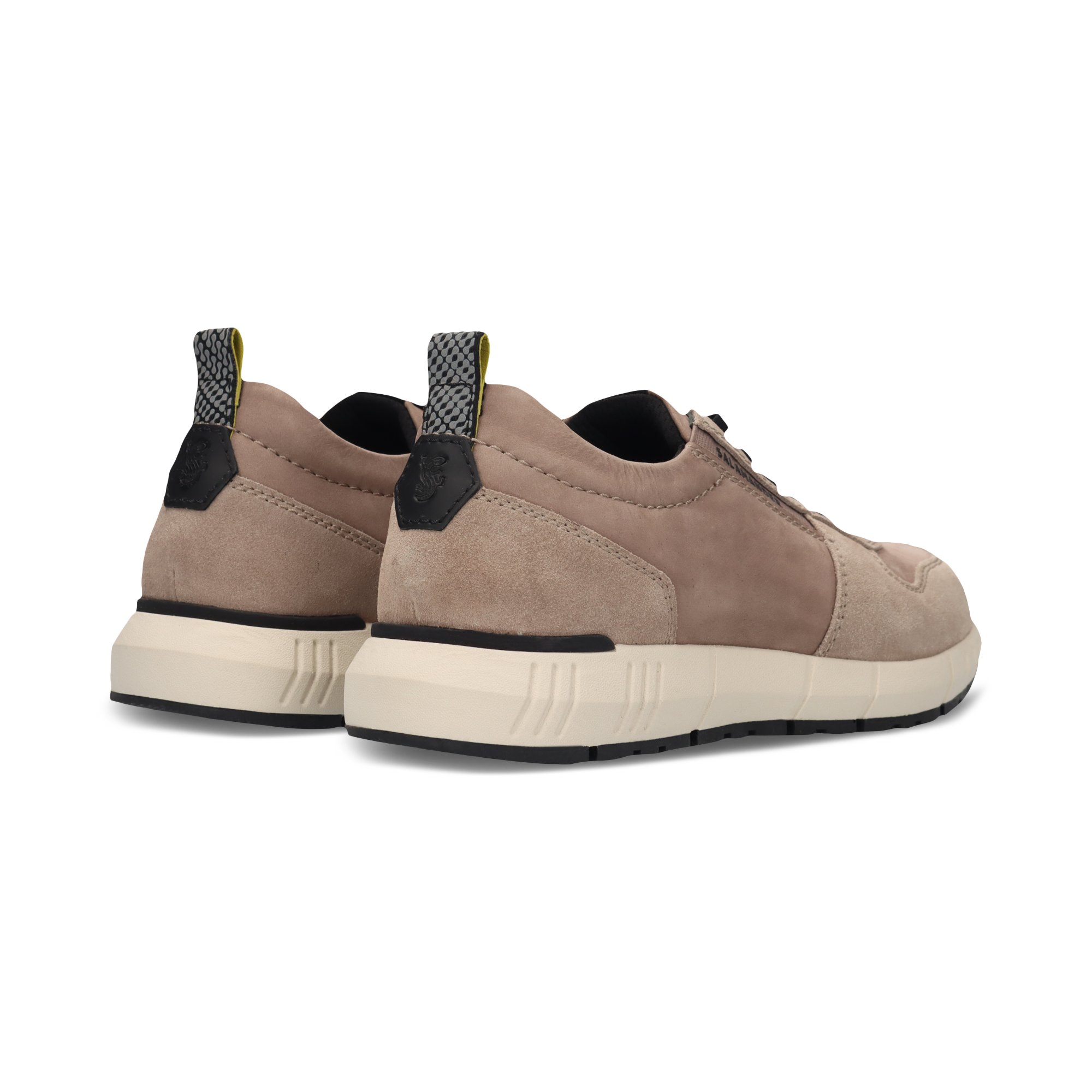 LEDER SNEAKER GRAU