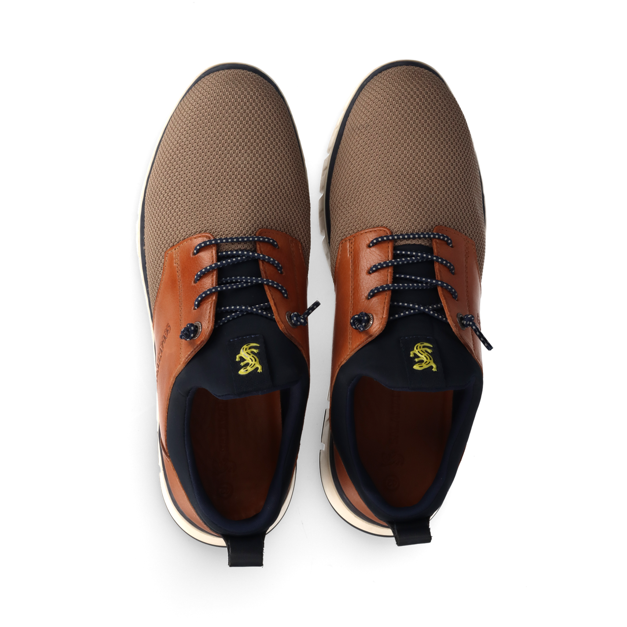 SNEAKER BEIGE/COGNAC