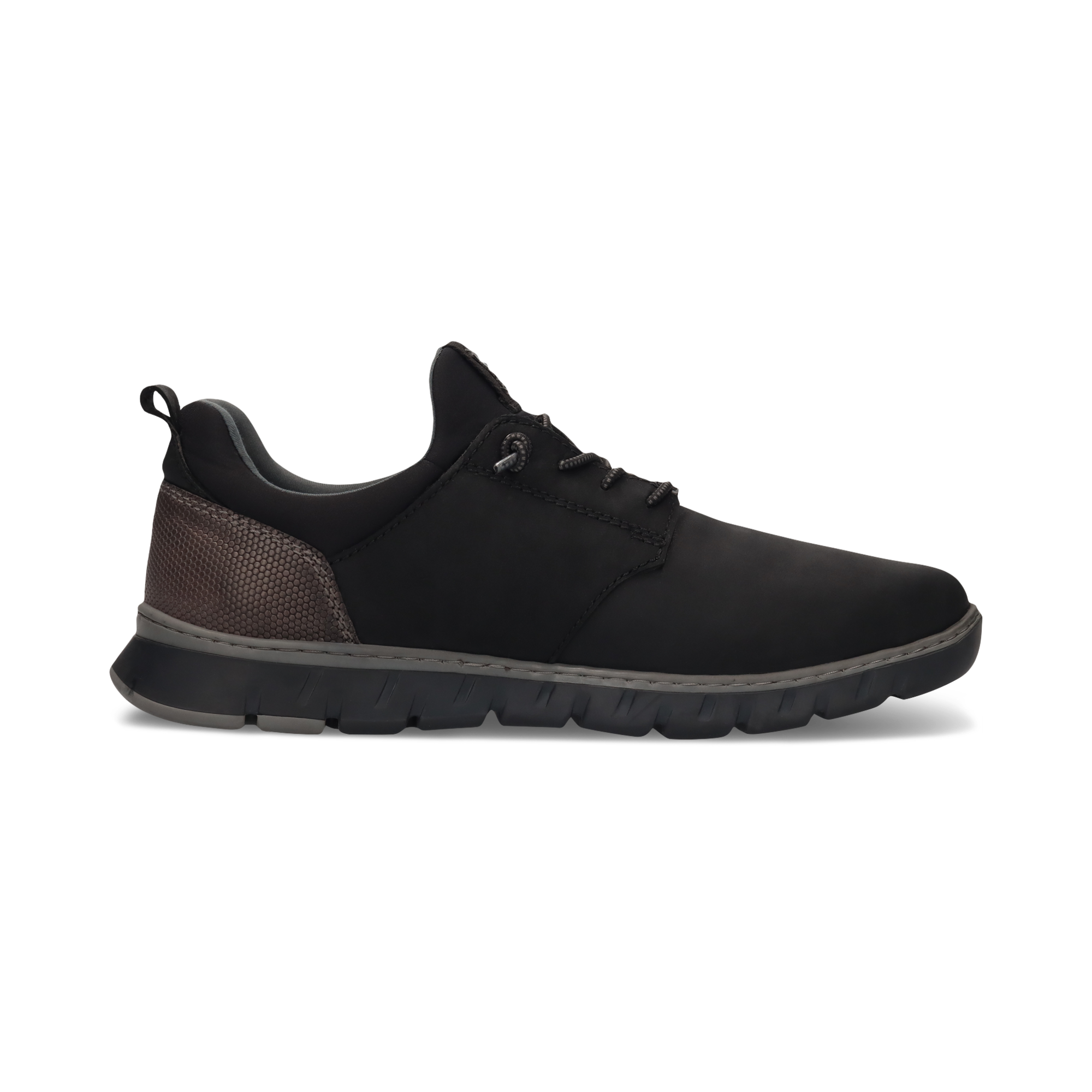 LEDER SNEAKER SCHWARZ