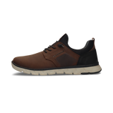 LEATHER SNEAKERS DARK BROWN