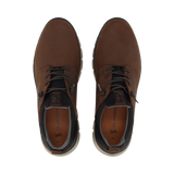 LEATHER SNEAKERS DARK BROWN