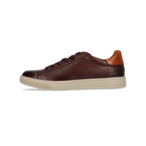 LEATHER SNEAKERS DARK BROWN