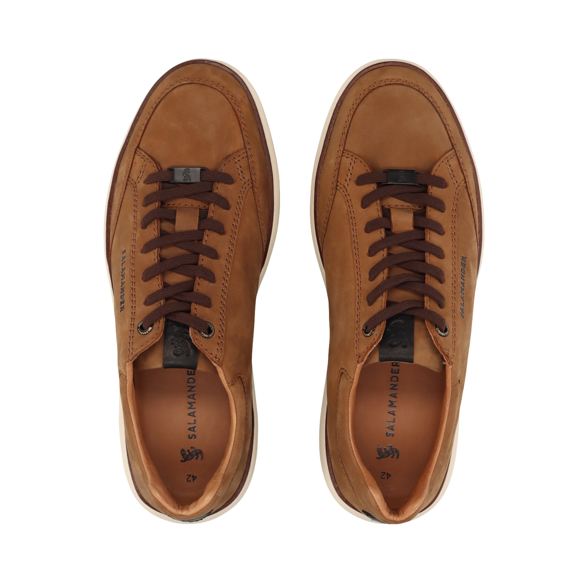LEATHER SNEAKERS LIGHT BROWN