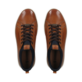 LEDER SNEAKER COGNAC