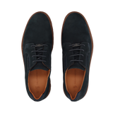 LEDER SCHNÜRSCHUH DUNKELBLAU