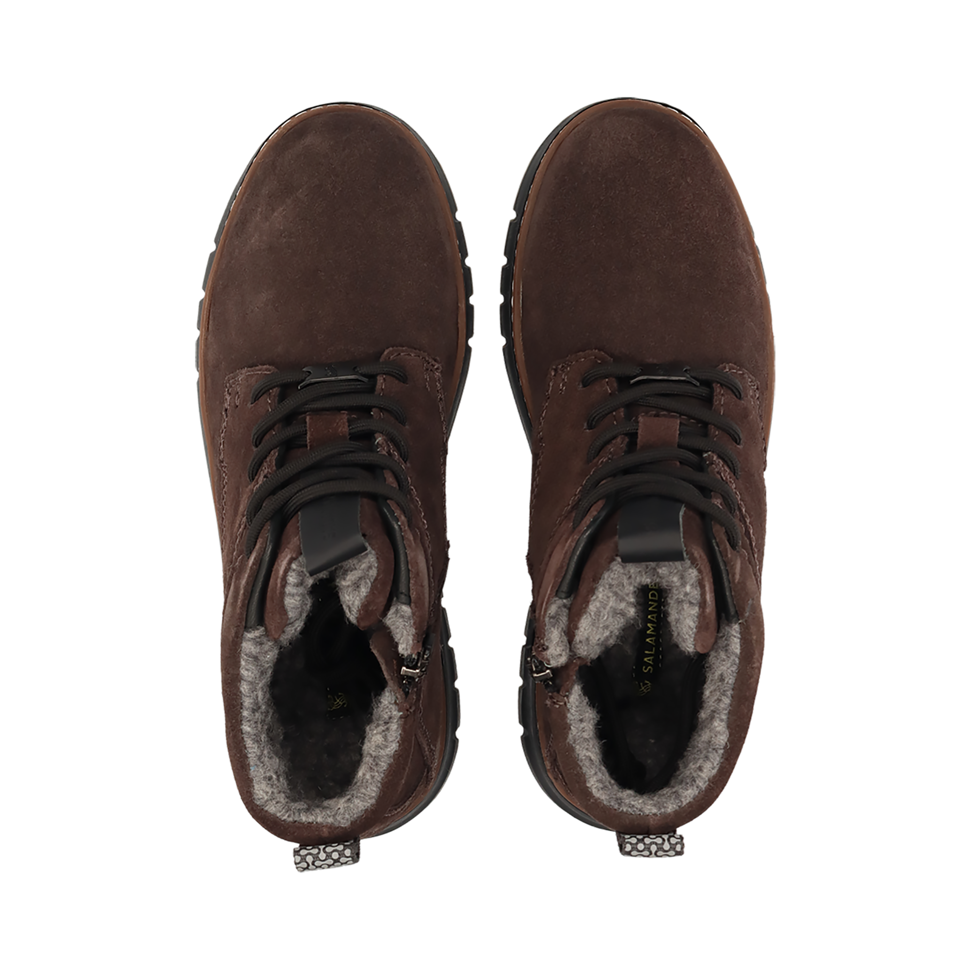 LEDER SCHNÜRSCHUH DUNKELGRAU