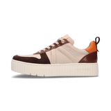 LEATHER SNEAKERS BEIGE/MULTICOLOR