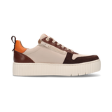 LEATHER SNEAKERS BEIGE/MULTICOLOR