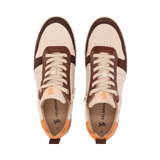 LEATHER SNEAKERS BEIGE/MULTICOLOR