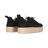 LEDER SNEAKER SCHWARZ
