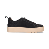 LEDER SNEAKER SCHWARZ