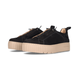 LEDER SNEAKER SCHWARZ