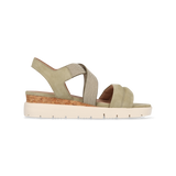 Leder Sandale grün