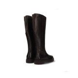 LEDER LANGSCHAFTSTIEFEL DUNKELBRAUN