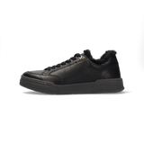 LEDER SNEAKER SCHWARZ