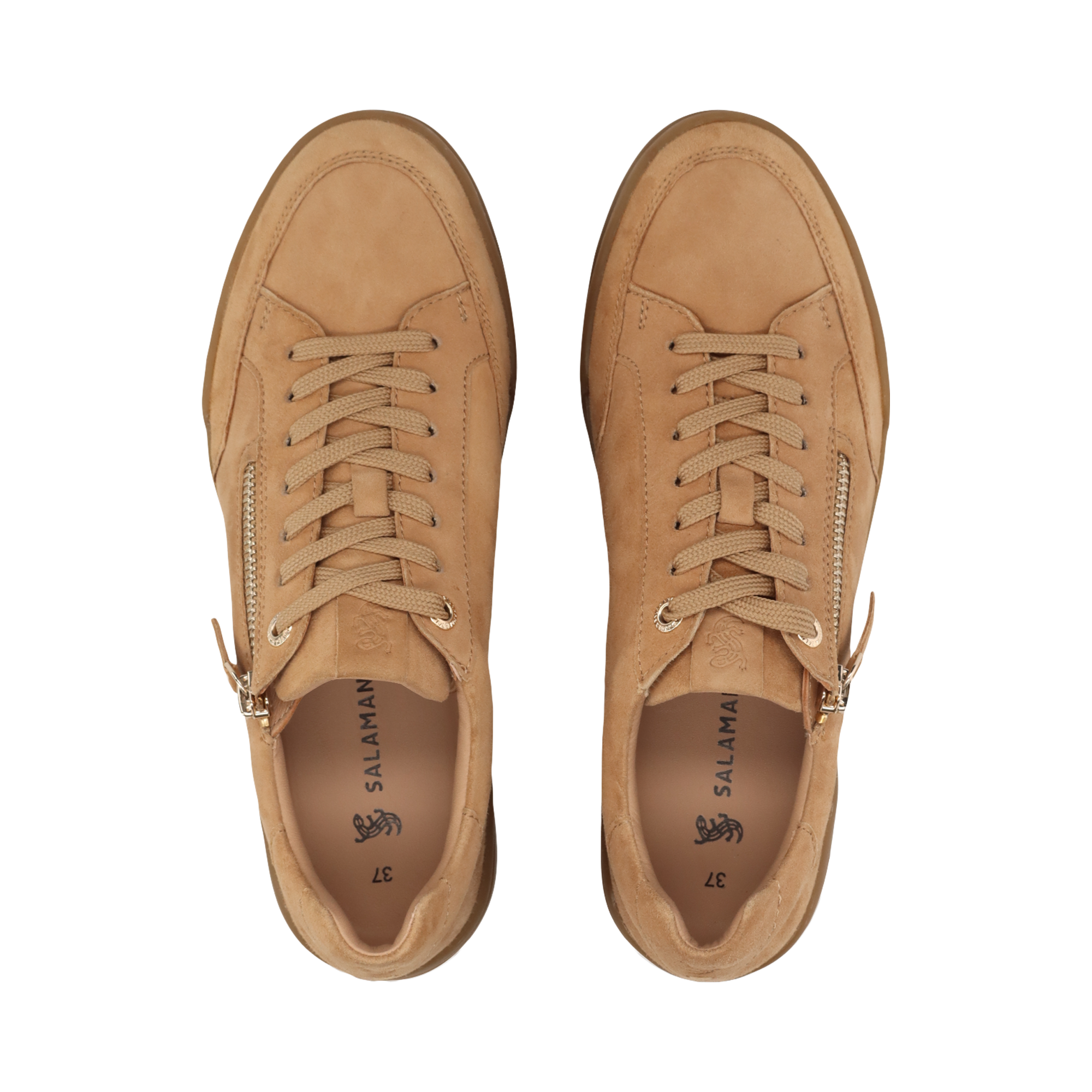 LEDER SNEAKER SAND