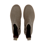 LEDER CHELSEA-STIEFELETTE GRAU
