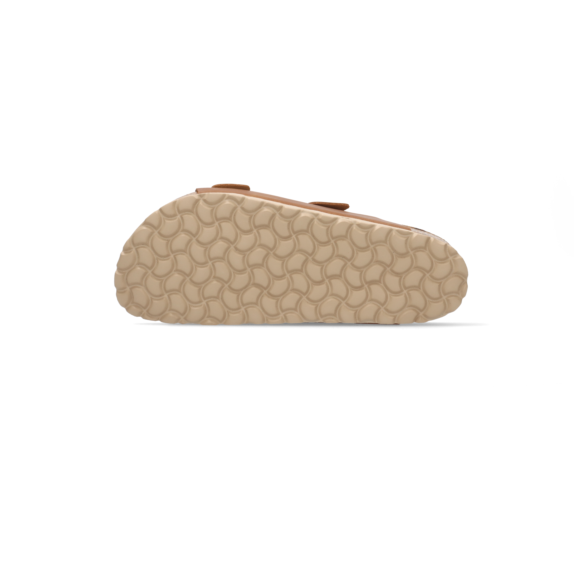 Leder Pantoletten cognac