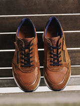 Leder Sneaker cognac