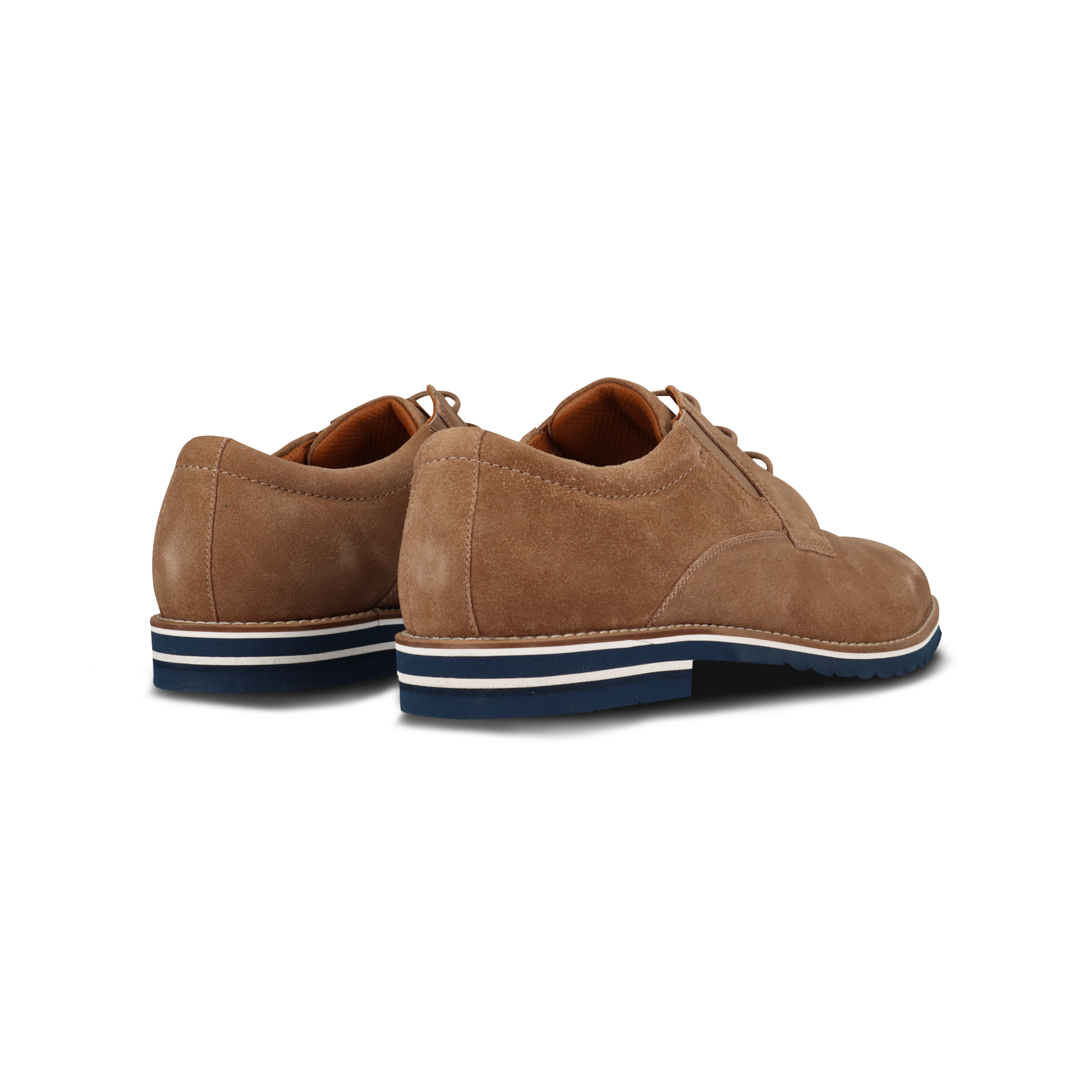 Leder Schnürschuh Sand