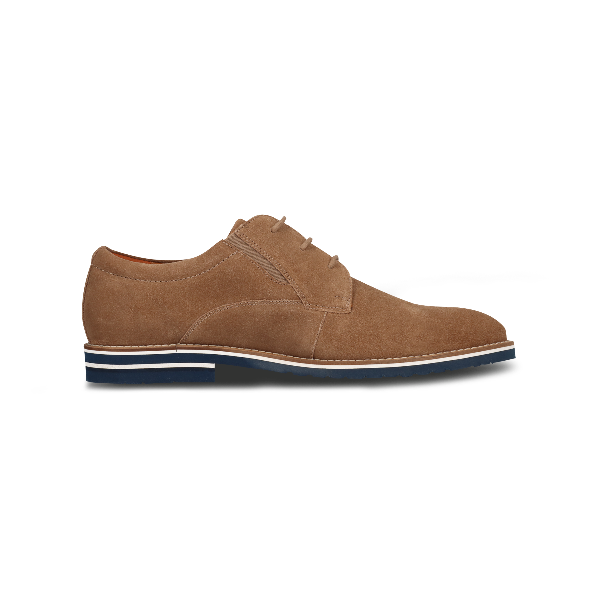 Leder Schnürschuh Sand