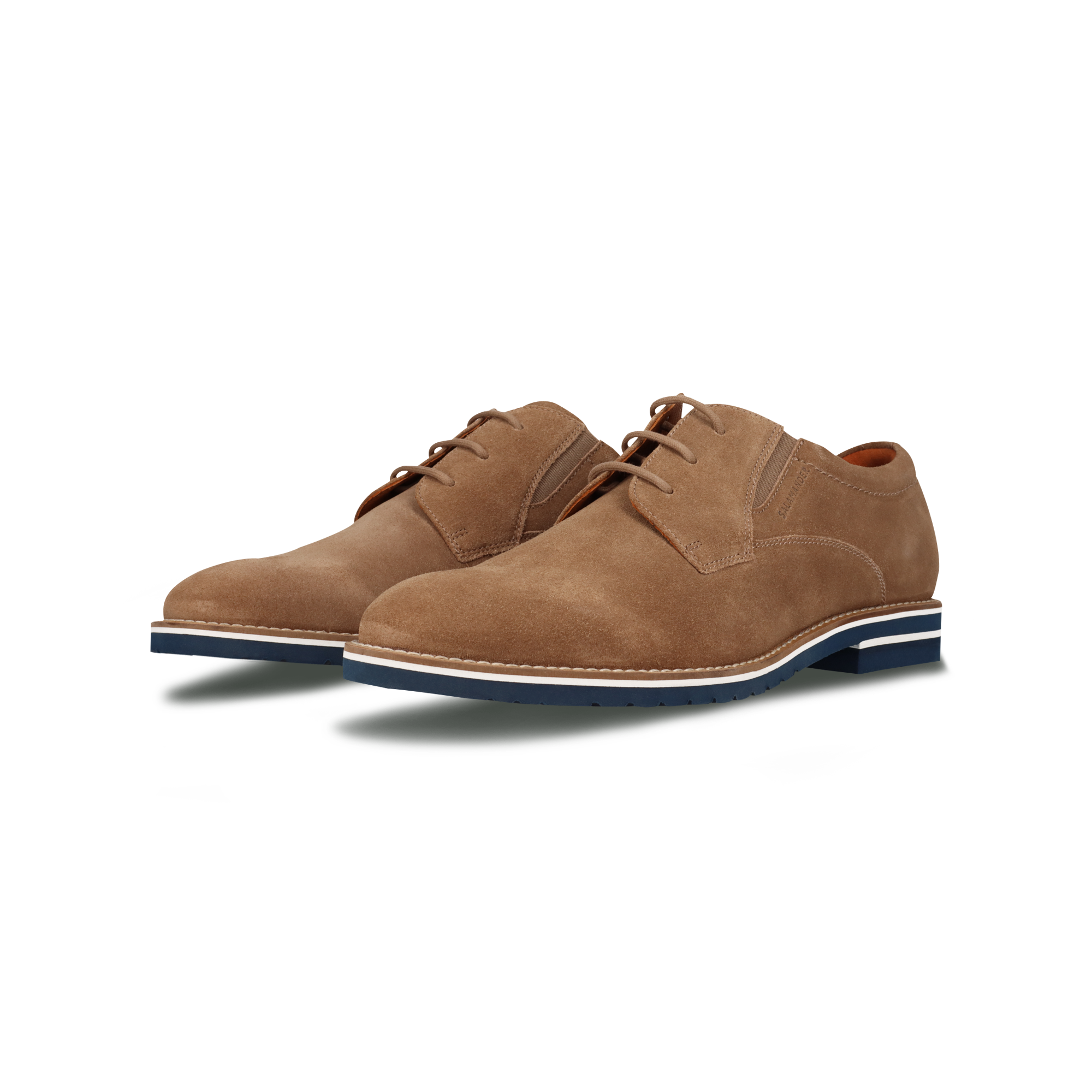 Leder Schnürschuh Sand