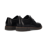 LEDER SCHNÜRSCHUH SCHWARZ