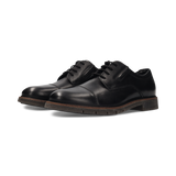 LEDER SCHNÜRSCHUH SCHWARZ