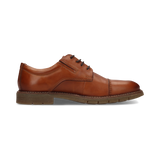 LEDER SCHNÜRSCHUH COGNAC