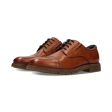 LEDER SCHNÜRSCHUH COGNAC