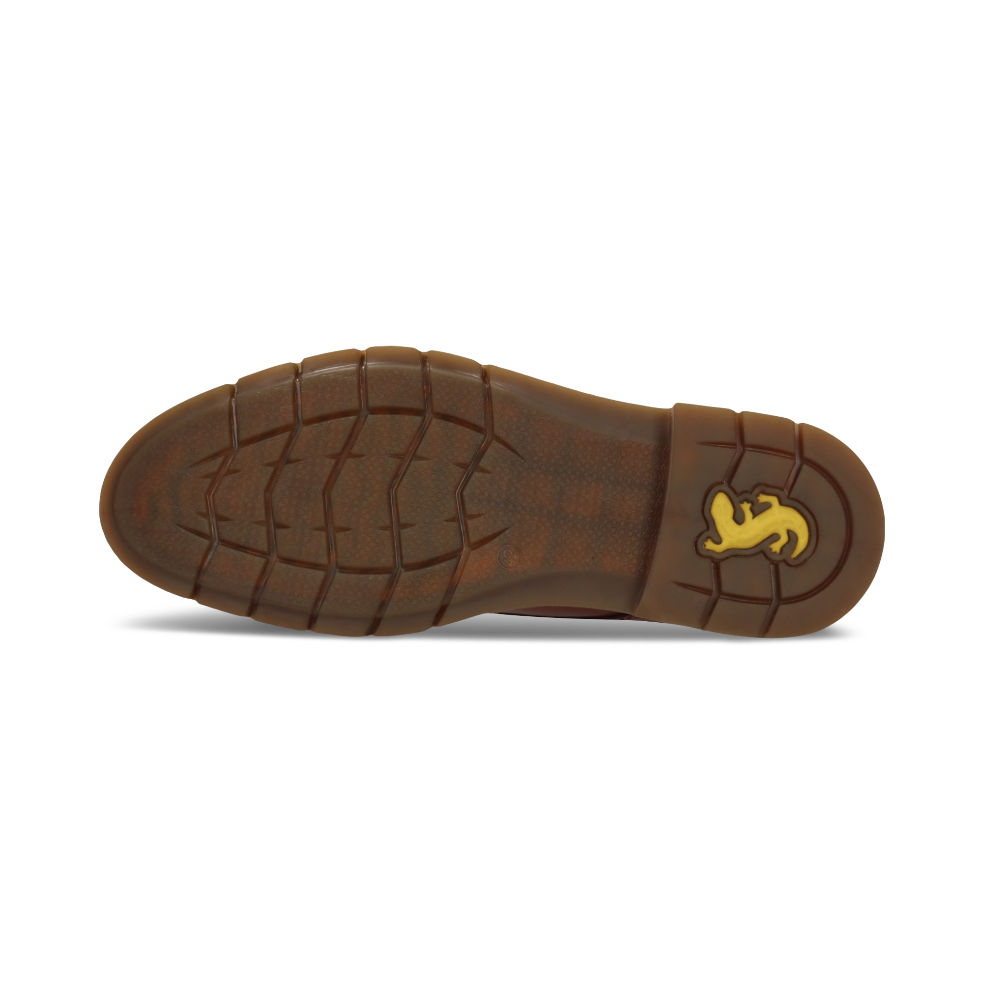 LEATHER LACE-UP SHOES COGNAC