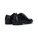 LEDER SCHNÜRSCHUH SCHWARZ