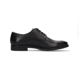 LEDER SCHNÜRSCHUH SCHWARZ