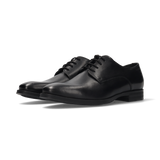 LEDER SCHNÜRSCHUH SCHWARZ