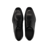 LEDER SCHNÜRSCHUH SCHWARZ