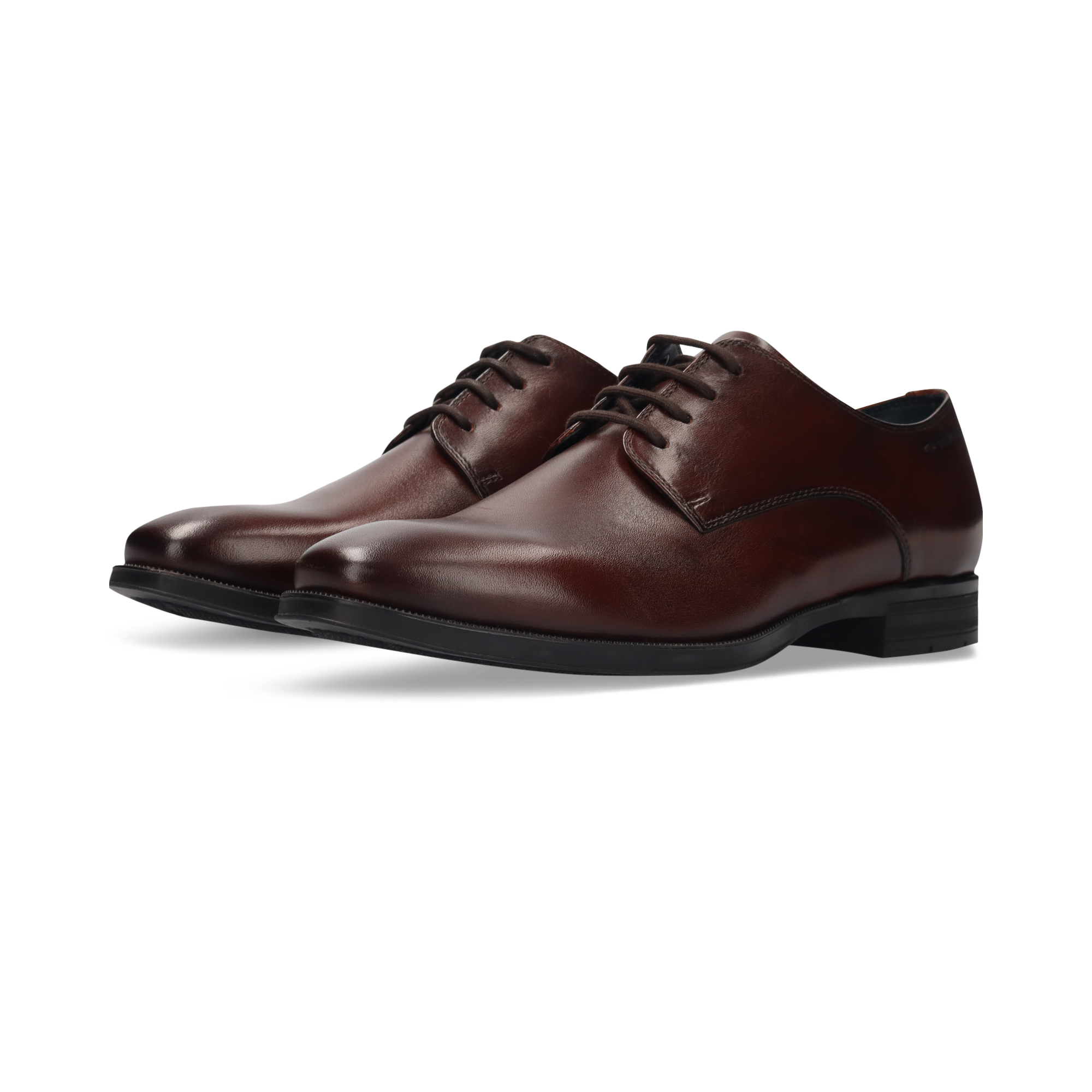 LEDER SCHNÜRSCHUH BRAUN