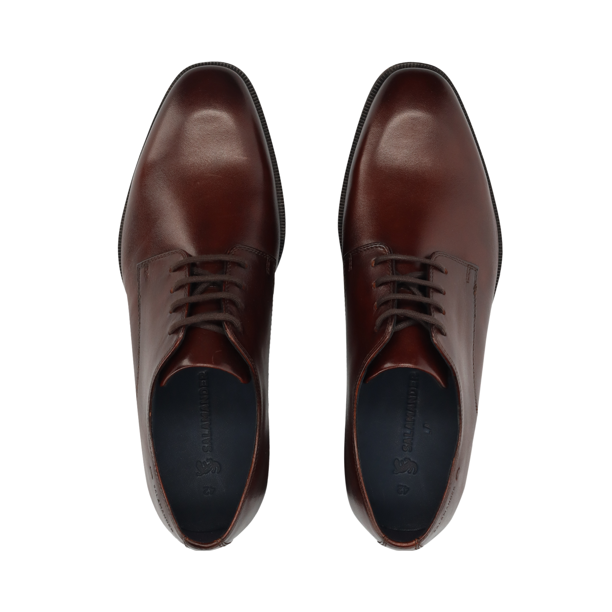 LEDER SCHNÜRSCHUH BRAUN