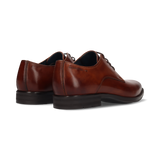 LEDER SCHNÜRSCHUH COGNAC