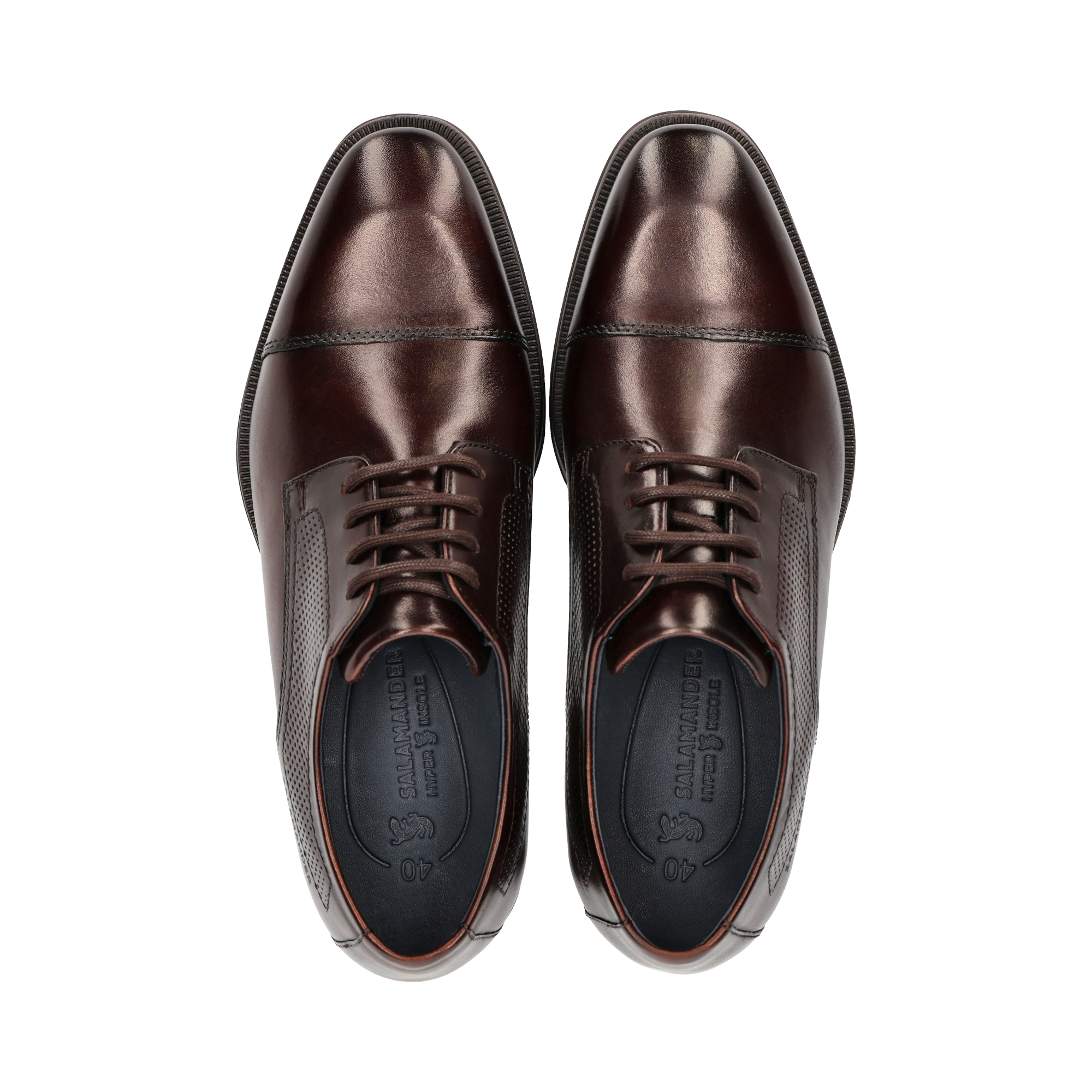 Leather Business Lace Shoe brown