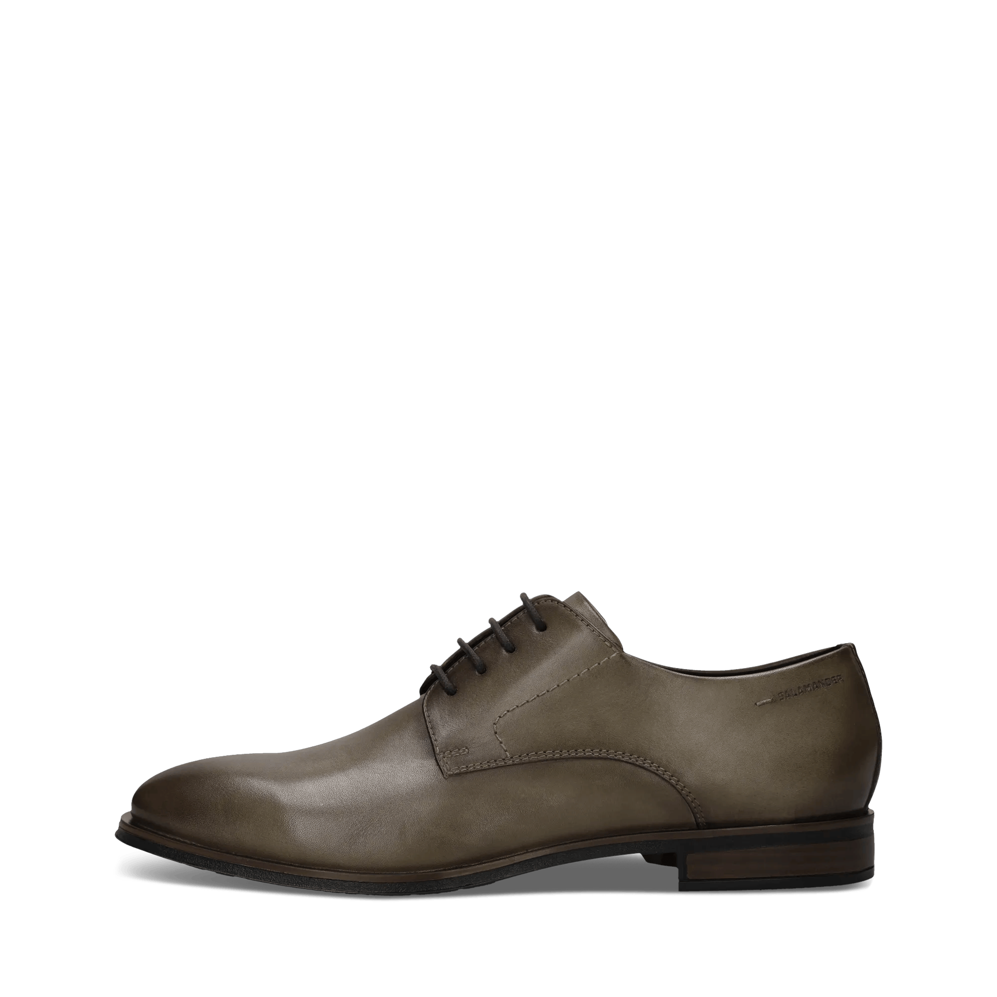 Beige Herren-Business-Schnürer aus Leder