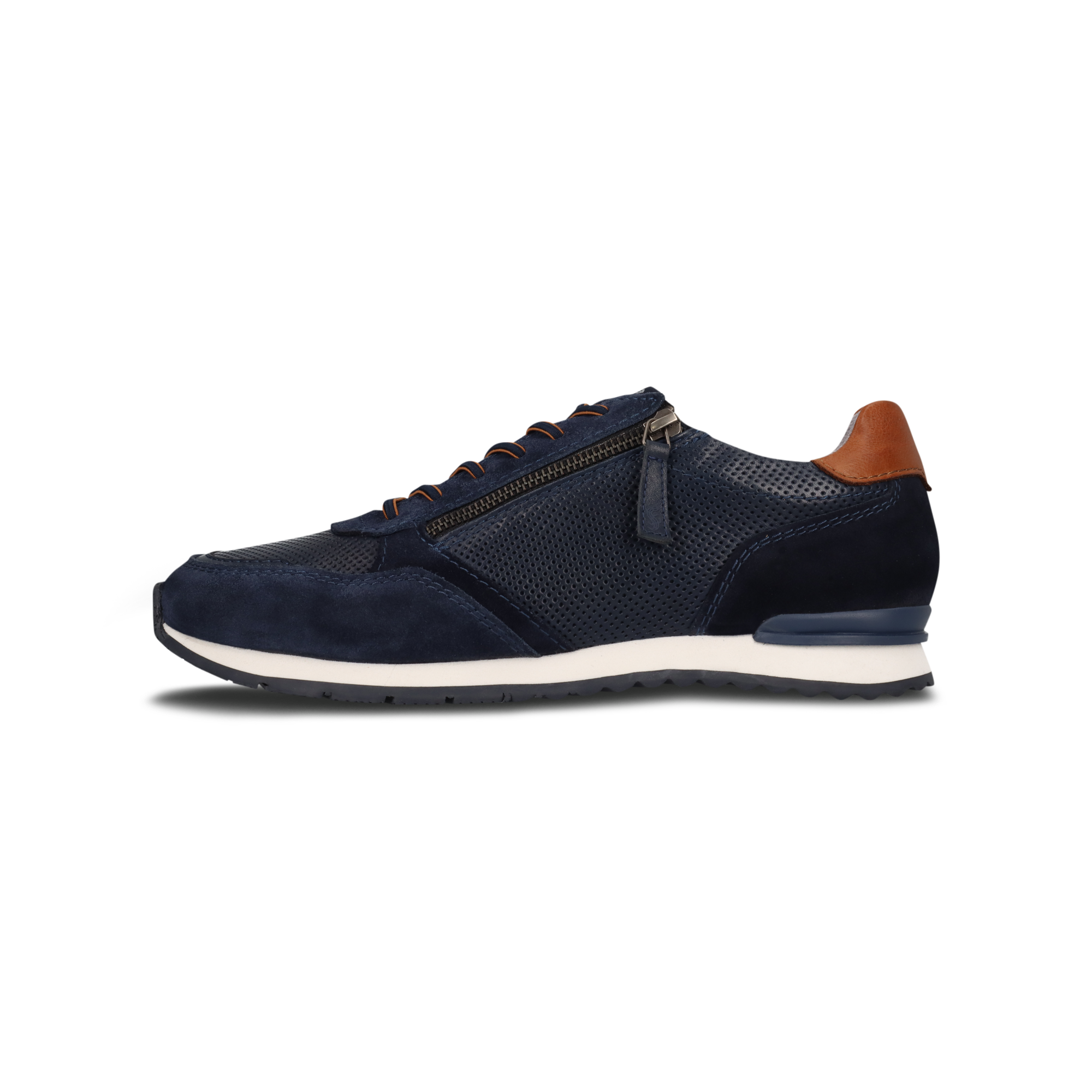 Leather Sneaker dark blue