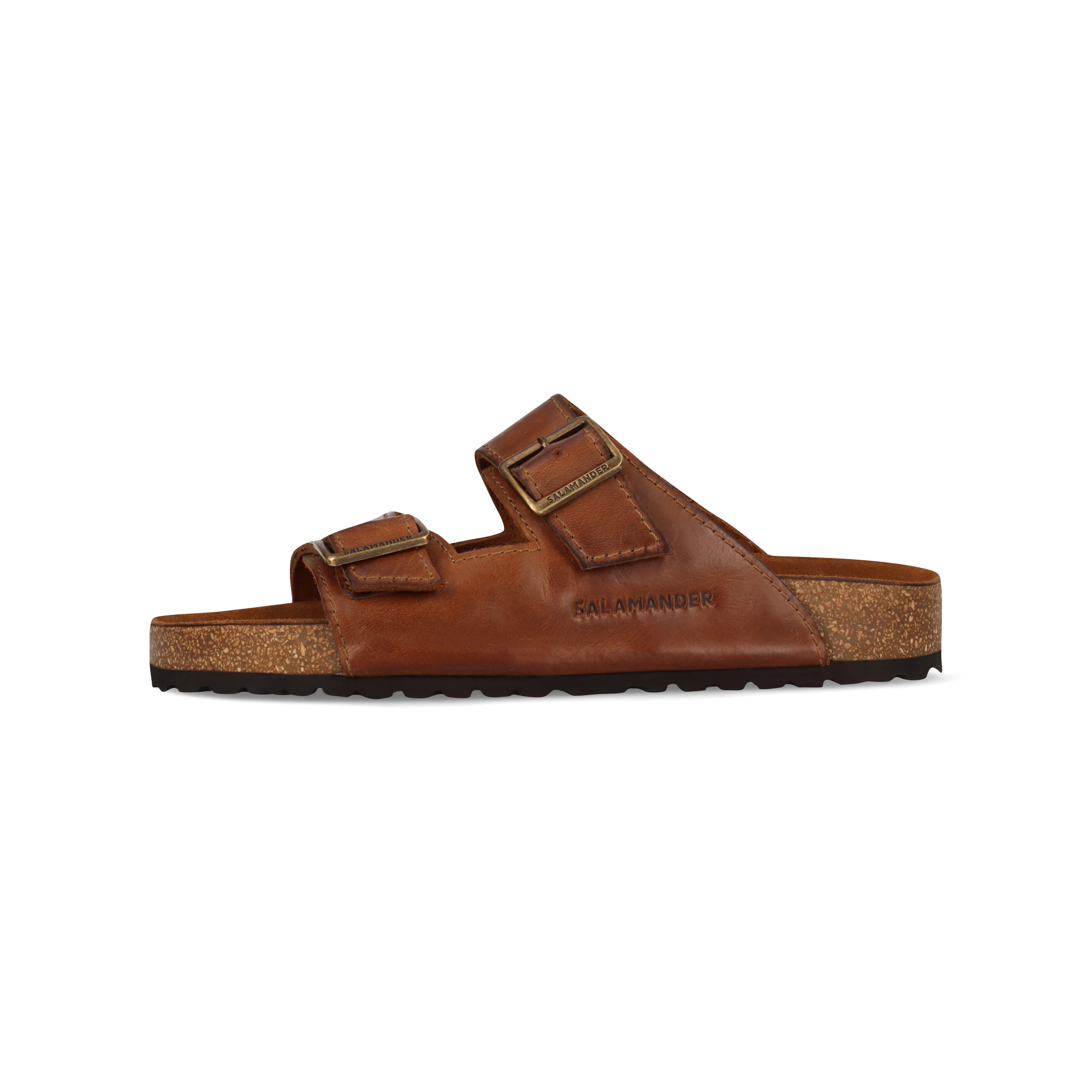 Leather Mules cognac