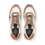 Leder Sneaker Taupe