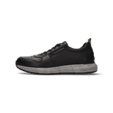 LEDER SNEAKER SCHWARZ