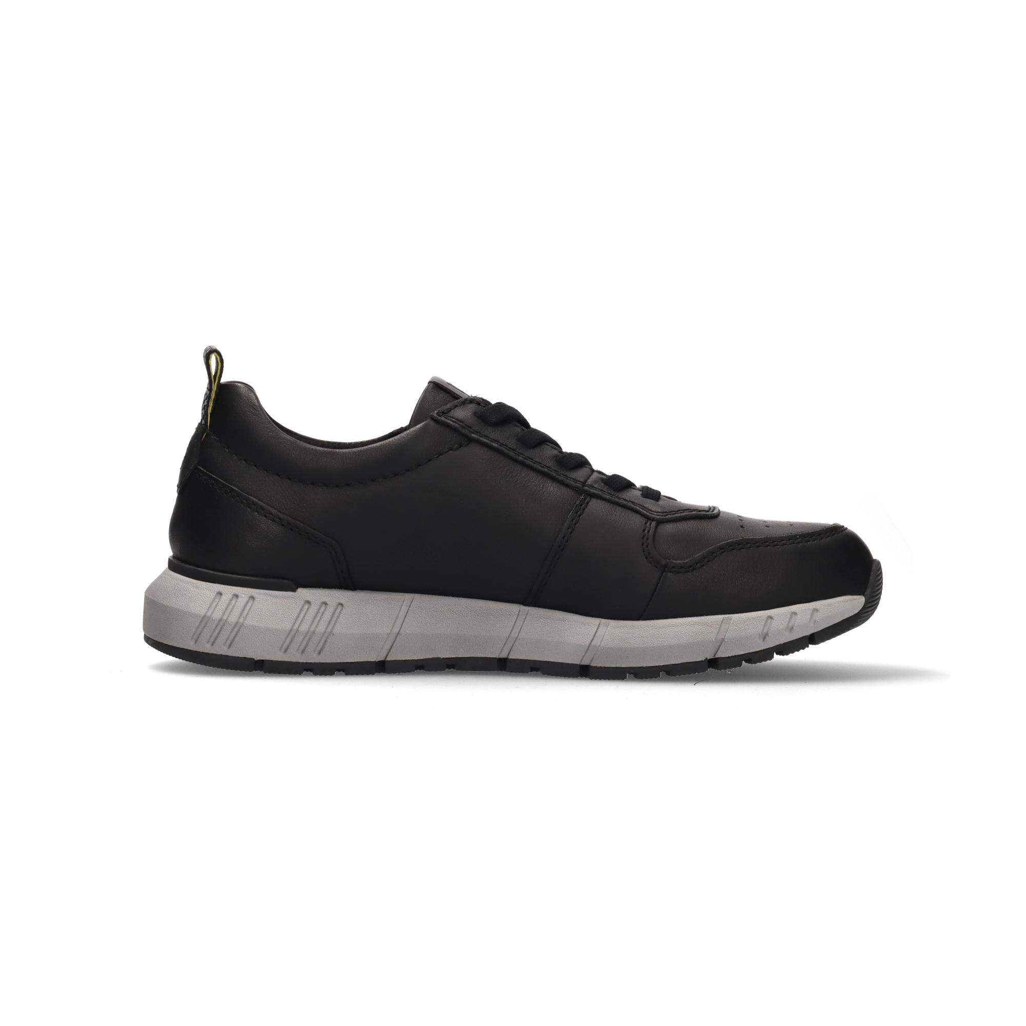 LEDER SNEAKER SCHWARZ