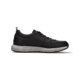 LEDER SNEAKER SCHWARZ